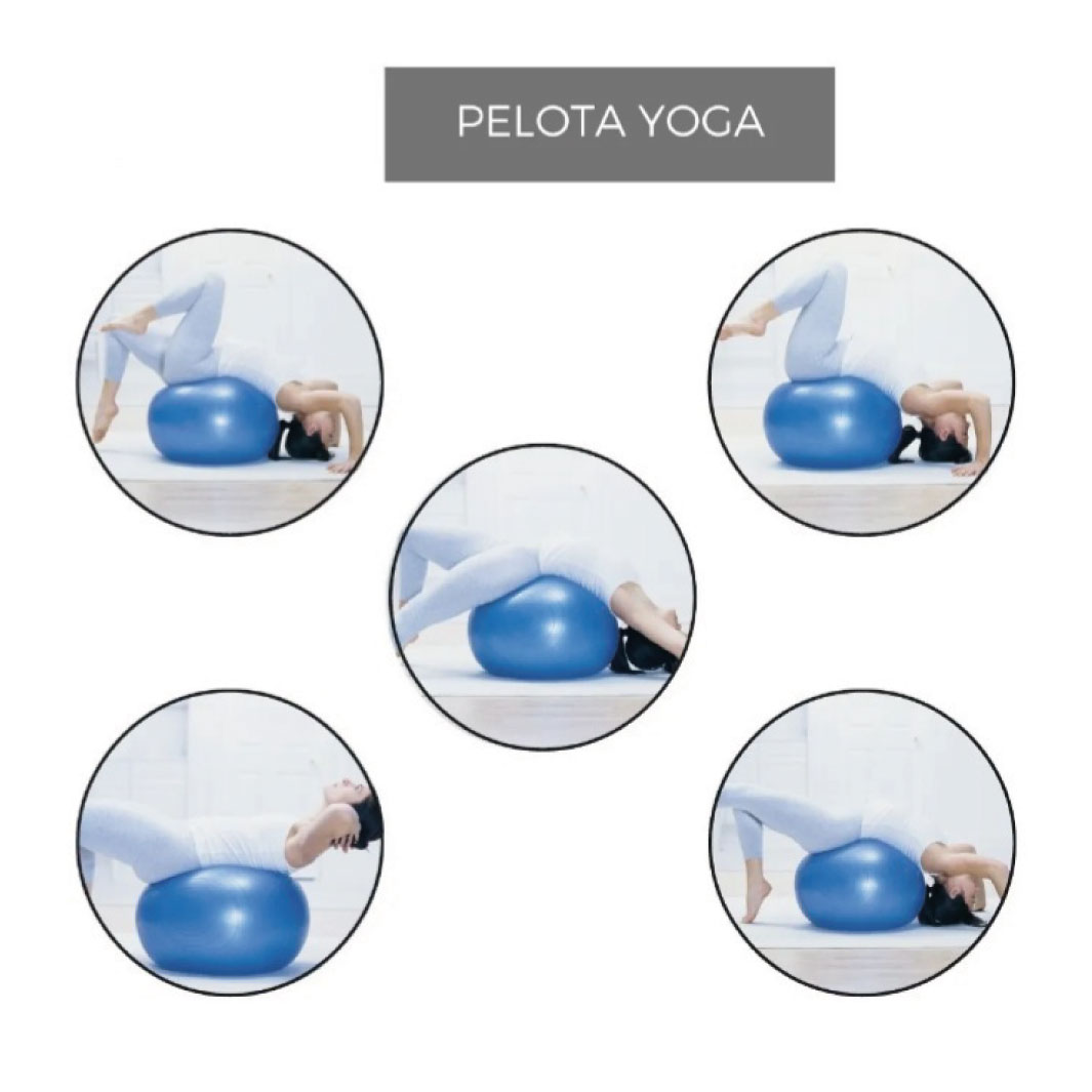Pelota Pilates 70 Cm 900gr Reforzada Yoga Esferodinamia Vera