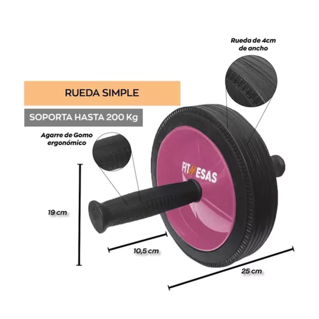 Rueda De Ejercicios Abdominales Ergonómico Gym